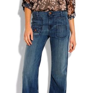 7 For All Mankind Georgia High Waist Flaires